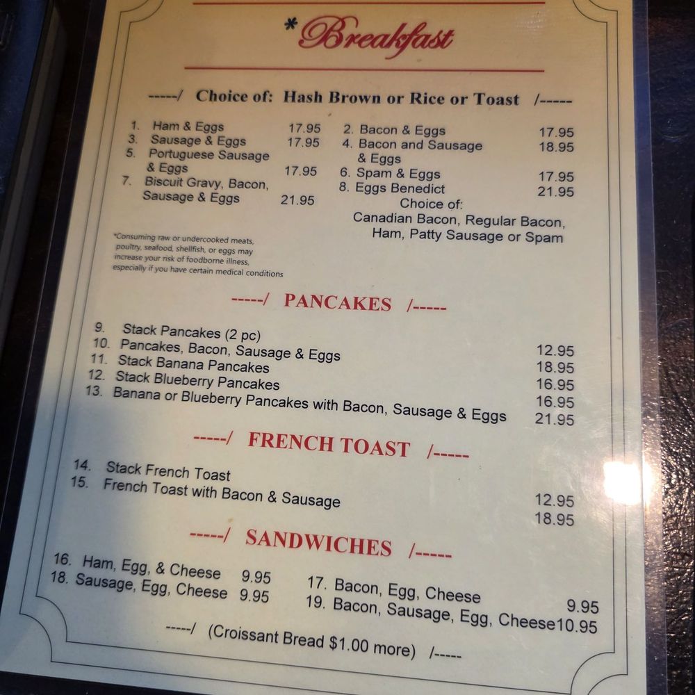 01/05/2026 Menu 01/05/2026 Menu