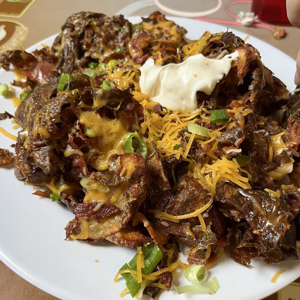 Sax's Joint - Potato Skins - Breakfast & Brunch Near Me - Petaluma, California Sax's Joint - Potato Skins - Breakfast & Brunch Near Me - Petaluma, California