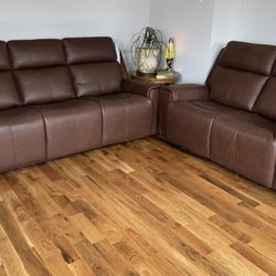 Carolina Furniture Concepts - Yes, we know that we can't recline all seats. We have a funky LR space lol.
