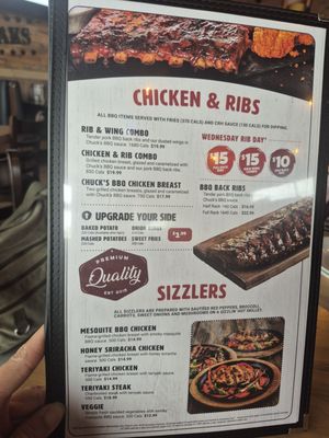 Menu photo 6 Chuck's Roadhouse Bar And Grill Aurora, ON