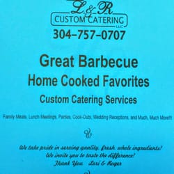 L & R Custom Catering - Menu 1