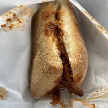 NoButcher - no Pulled NoPork Sandwich - Drink Combo - Delis Near Me - Las Vegas, Nevada