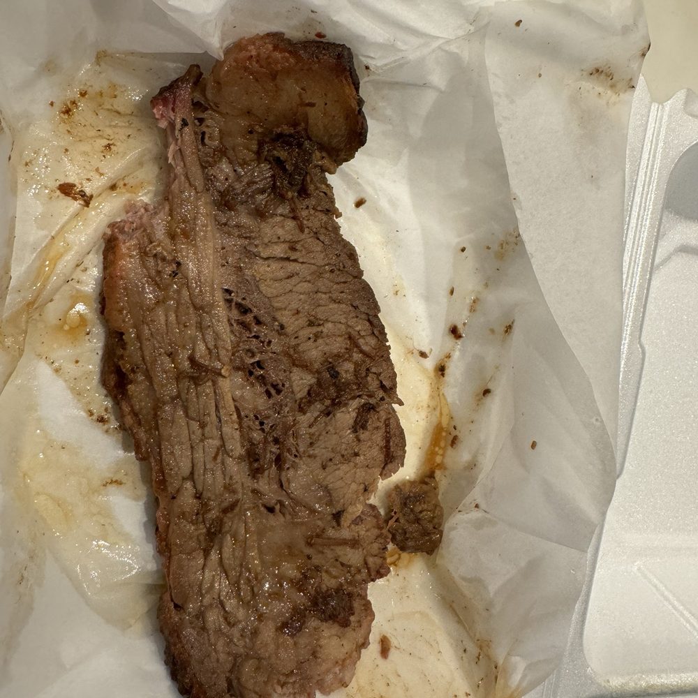 Stubbys Breakfast and BBQ - $18 for a piece of meat and one small side.  And half of it was fat. - Breakfast & Brunch Near Me - Cool, California