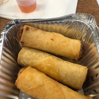 Bangkok Boulevard - Spring Rolls were very good.  You get four but I ate one. The sauce cup could be a little larger for 4 rolls it's not enough. - Thai Near Me - Hamden, Connecticut