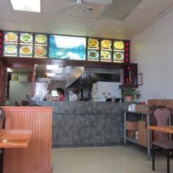 Evergreen Restaurant - Counter.  Bright and clean interior.
