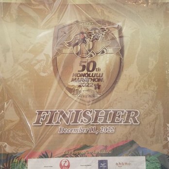 Honolulu Marathon - 50th Anniversary Finisher's Magazine 2022 - Races & Competitions Near Me - Honolulu, Hawaii