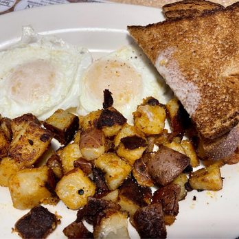 Nellie Rose - The Farm House - 2 eggs with home fries and toast. - Bakeries Near Me - Whitman, Massachusetts