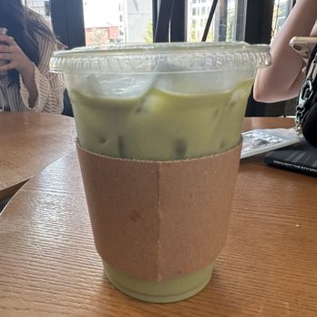 In-sīt Coffee - Sweet matcha latte w/ oat milk ($6.25 + $1.25 for oat milk) - Coffee & Tea Near Me - Buena Park, California In-sīt Coffee - Sweet matcha latte w/ oat milk ($6.25 + $1.25 for oat milk) - Coffee & Tea Near Me - Buena Park, California