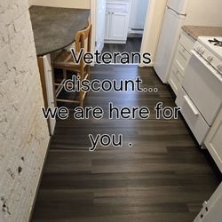 MNM Handyman Services - No floor ,from bath to kitchen . I day install