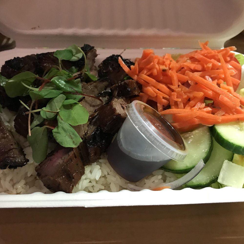 Ash and Oil - Bourbon Steak over Rice - Food Trucks Near Me - Sacramento, California