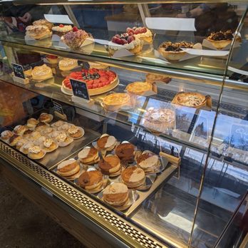 La French Taste - a variety of pastries on display - Patisserie/Cake Shop Near Me - Edmonton, Alberta