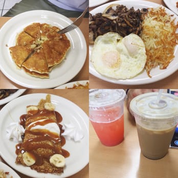 Loaded Cafe - Small pancakes, cold crepe but good flavor in the steak and iced coffee - Breakfast & Brunch Near Me - Gardena, California Loaded Cafe - Small pancakes, cold crepe but good flavor in the steak and iced coffee - Breakfast & Brunch Near Me - Gardena, California