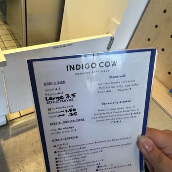 Indigo Cow - Menu - Ice Cream & Frozen Yogurt Near Me - Los Angeles, California