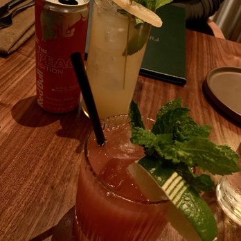 Filthy Animal - Dad or Daddy Specialty Cocktail & a fruity mocktail the waitress made for me 5/5! - Cocktail Bars Near Me - Tempe, Arizona