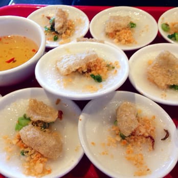Ngự Bình Restaurant - Banh Beo...add some green Thai chili peppers to the nuoc mam for perfection - Vietnamese Near Me - Westminster, California