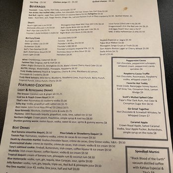 Brinstar - Bar menu - Arcades Near Me - Midland, Michigan