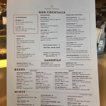 Pisco Y Nazca - Pisco sours $7 on happy hour at the bar - Gastropubs Near Me - Kendall, Florida