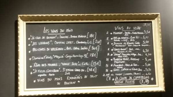 Menu photo 5 La Cave de Belleville Paris, 75
