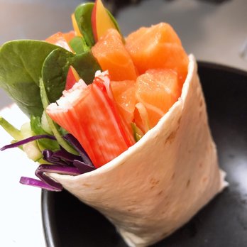 Poke Garden - Salmon crab stick Tortilla Holl - Poke Near Me - Brookline, Massachusetts Poke Garden - Salmon crab stick Tortilla Holl - Poke Near Me - Brookline, Massachusetts