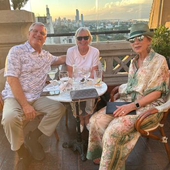 Alvear Palace Hotel - Friends have drink at roof top bar before dinner - Hotels Near Me - Buenos Aires, C