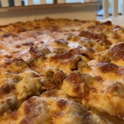Little Italian Pizza West - Extra thin, light sauce