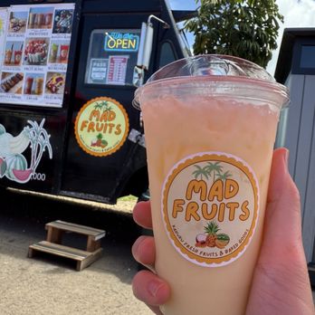 Mad Fruits - Pineapple Cream drink. - Food Trucks Near Me - Kahuku, Hawaii