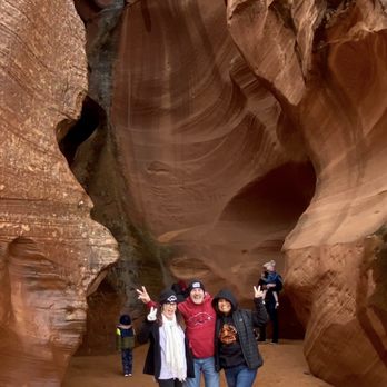 Antelope Canyon Tours - Our tour guide Jan and us. - Tours Near Me - Page, Arizona Antelope Canyon Tours - Our tour guide Jan and us. - Tours Near Me - Page, Arizona