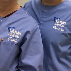 ShirtInk - Custom embroidery and design for a local dentist office in San Jose - Varni Dental!