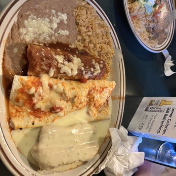 Los Compadres Mexican Restaurant-Bar - Pick 3 with chimichanga, burrito and enchilada - Mexican Near Me - Tallahassee, Florida
