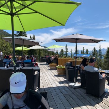 Whitehorn Bistro - Deck with a view. - Bistros Near Me - Lake Louise, Alberta