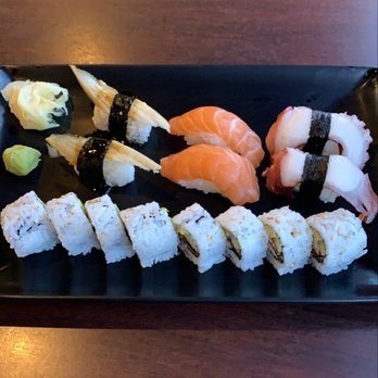 Sushi-Ten - Sea eel nigiri Salmon nigiri Octopus nigiri Same skin roll - Japanese Near Me - Tucson, Arizona Sushi-Ten - Sea eel nigiri Salmon nigiri Octopus nigiri Same skin roll - Japanese Near Me - Tucson, Arizona