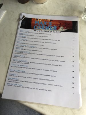 Menu photo 5 Max's Corner Essendon, VIC