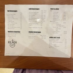 Kilaga Cafe - Menu 2 of 2