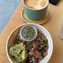 Verde Bowl and Latte