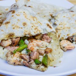 Rico's Tacos - Quesadilla, meat, shrimp, cheese