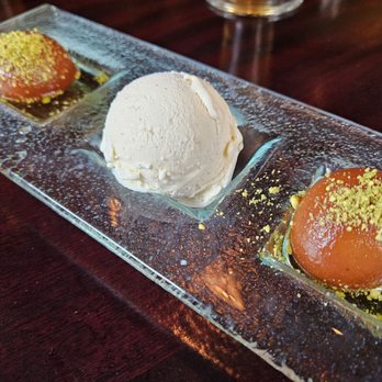 Rasika - GULAB JAMUM WITH CARDAMOM ICE CREAM - Indian Near Me - Washington, DC, District of Columbia