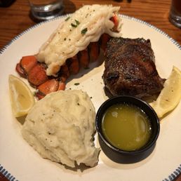 Surf & Turf Maine Lobster Tail & Sirloin Surf & Turf Maine Lobster Tail & Sirloin