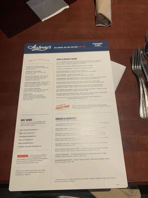 Menu photo 1 Aubrey's - Strawberry Plains Knoxville, TN