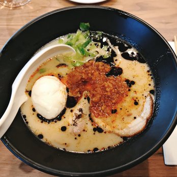 Ippudo Berkeley - Karaka Spicy with Tamago $18 - Ramen Near Me - Berkeley, California