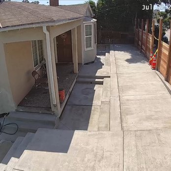 Angel Construction - After completion of foundation + front yard cement replacement. Everything turned out great! - Foundation Repair Near Me