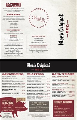 Menu photo 1 Moe's Original BBQ Columbus, GA Menu photo 1 Moe's Original BBQ Columbus, GA