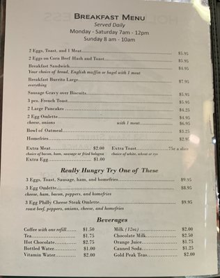 Menu photo 1 Holley Express Bradford, PA