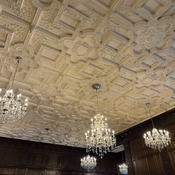 Casa Loma - Plastered ceiling in the ballroom - Museums Near Me - Toronto, Ontario