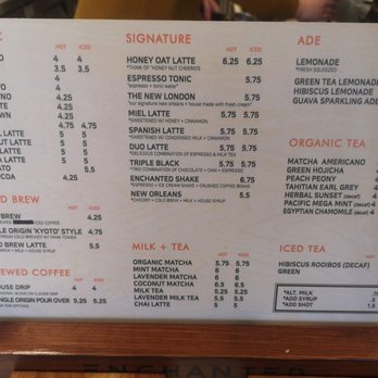 Enchanted Coffee Bar - Small menu - Coffee & Tea Near Me - La Mirada, California