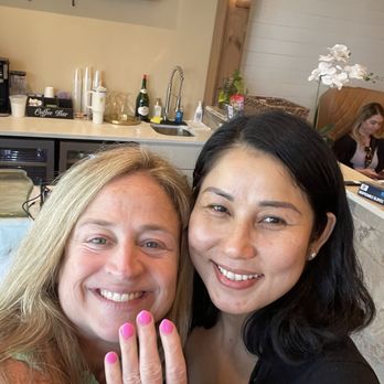 Elegant Nail Spa - Nikki with my finished nails! Love! - Nail Salons Near Me - Virginia Beach, Virginia