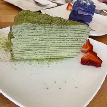 Princeton Tea House - D1. Green Tea Mille Crepe Cake - Coffee & Tea Near Me - Franklin Twp, New Jersey Princeton Tea House - D1. Green Tea Mille Crepe Cake - Coffee & Tea Near Me - Franklin Twp, New Jersey