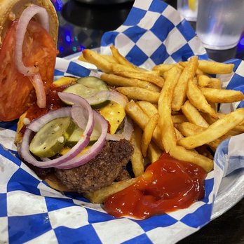 Blue 42s Burger Bar - Peanut butter, jalapeño bacon jam burger - Burgers Near Me - Morganton, North Carolina Blue 42s Burger Bar - Peanut butter, jalapeño bacon jam burger - Burgers Near Me - Morganton, North Carolina
