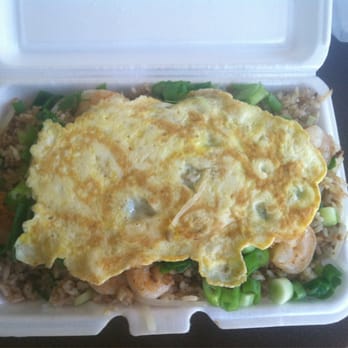 Kwon's Restaurant - Shrimp fried rice with egg on top - Chinese Near Me - Pomona, California Kwon's Restaurant - Shrimp fried rice with egg on top - Chinese Near Me - Pomona, California