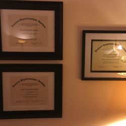 Amy Keller, PsyD MFT - Amy Keller Diplomas. No MFT license posted.