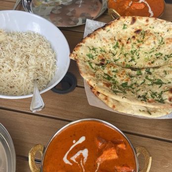 Apna Indian Kitchen - Tikka masala with naan - Indian Near Me - Santa Barbara, California